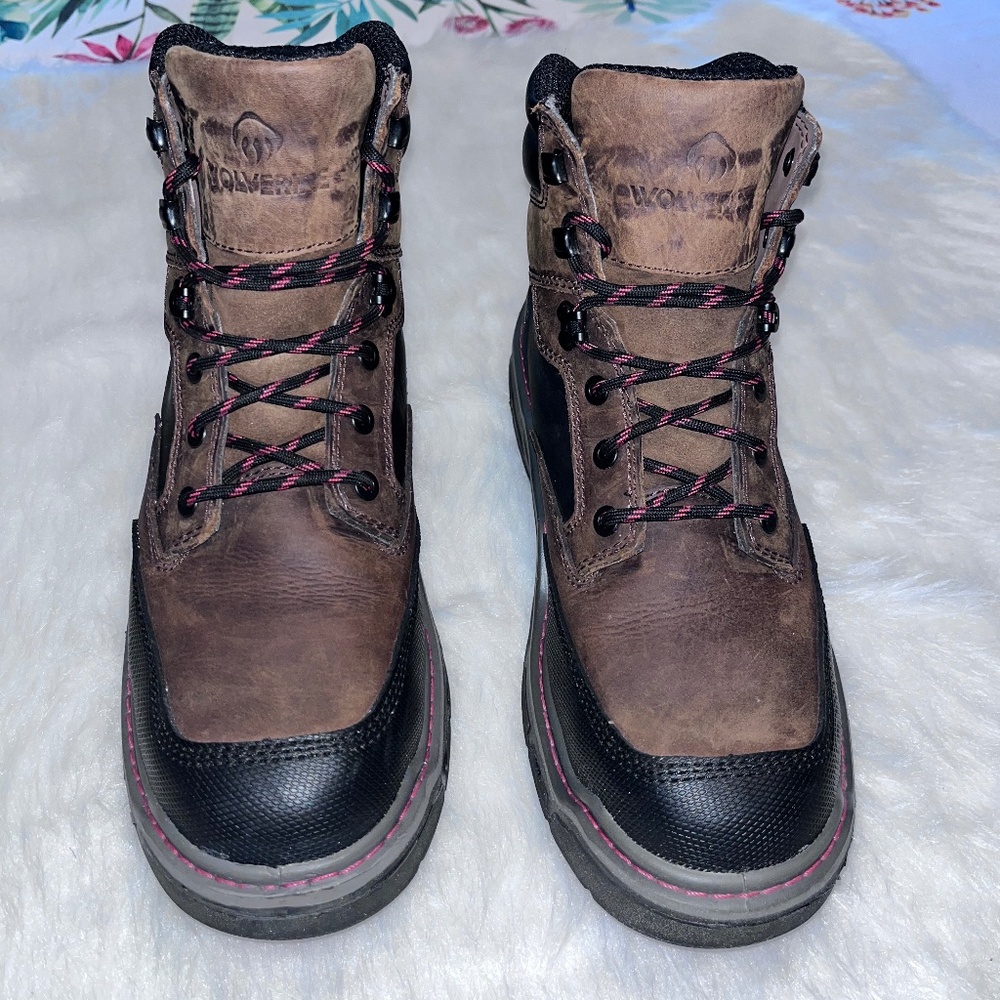 Wolverine Raider’s Dura Shocks Flex Water Proof Men’s Leather Boots Size 11M